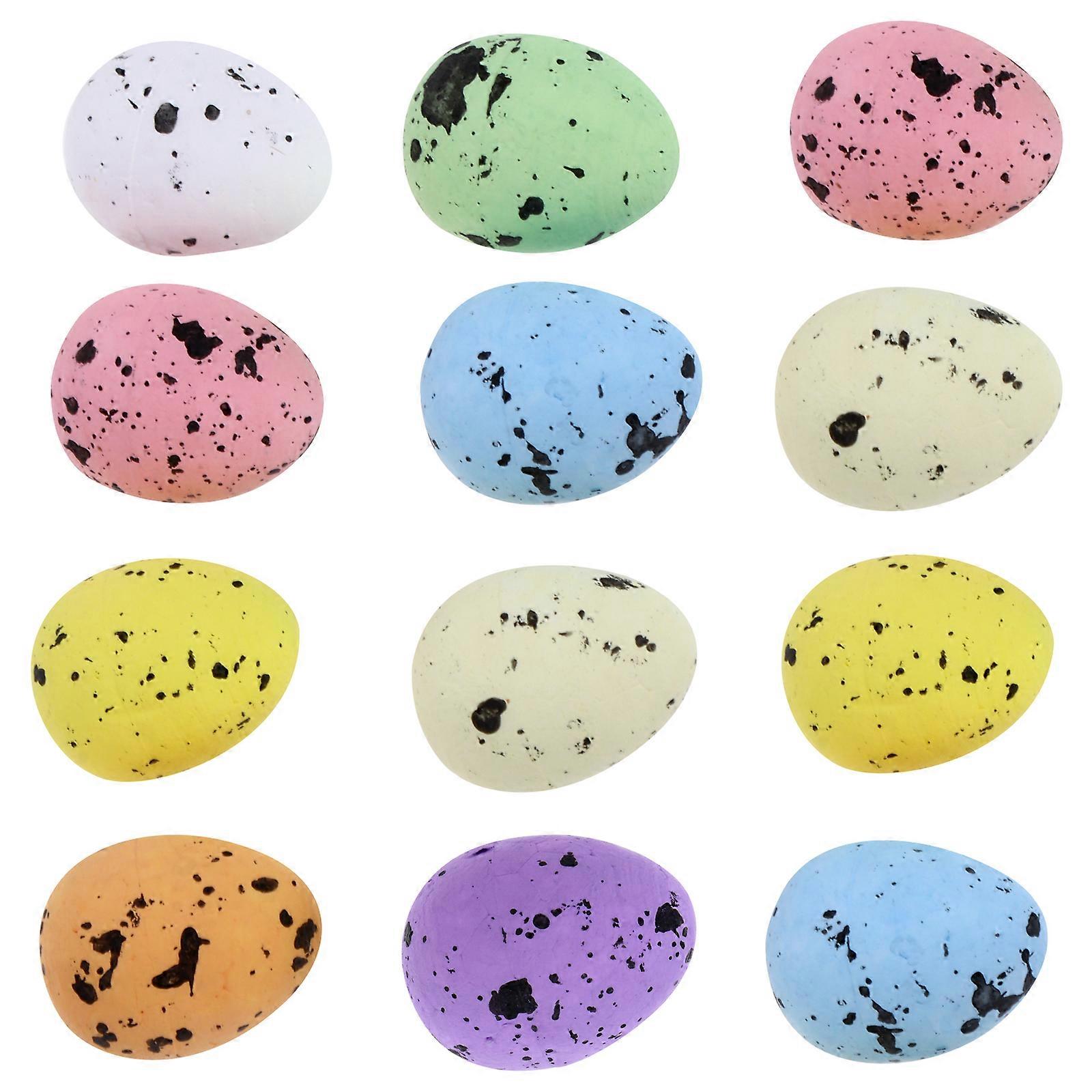 100pcs Funny Easter DIY Eggs Eggs Easter Simulation Eggs Kids DIY Eggs