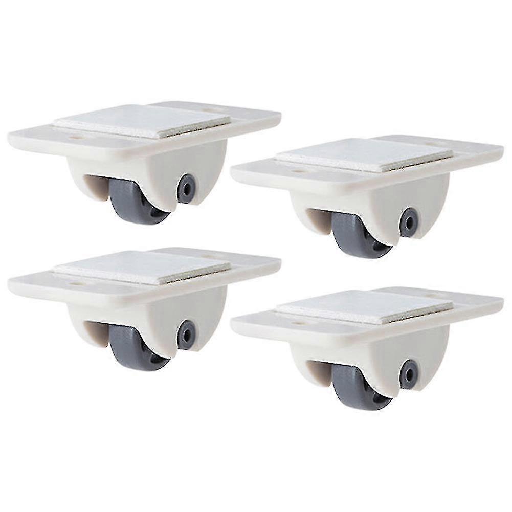 Fixed Rail Wheels Plastic One-way Small Wheels Pastetable Directional Wheel Hardware Accessories for