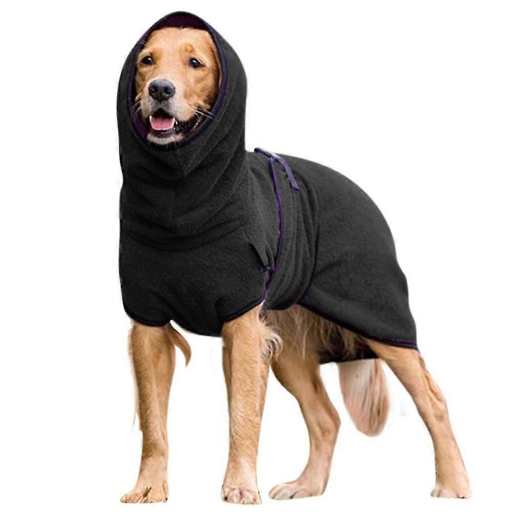 Pet Dog Clothes Towelling Drying Bathrobe Coat Puppy Warmer Apparel