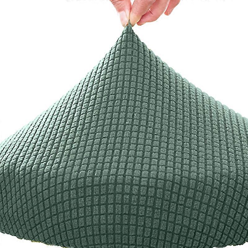Chair Slipcover Elastic Stretchable Polyester Round Washable Stool Cushion for Home