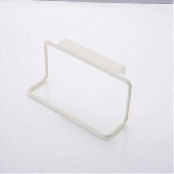 Multi-purpose Kitchen Cabinet Door Back Plastic Towel Holder Dishcloth Hanger Rack