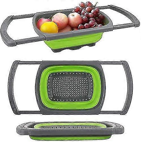 Colander Collapsible, Colander Strainer Over The Sink Veggies / Fruit Strainers And Colanders With