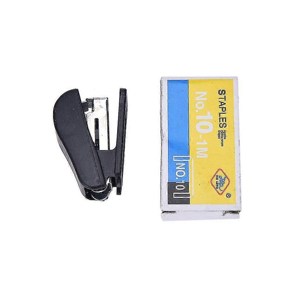 Mini Corchetera Loose-Leaf Binder Stapler Stationery Set With 50 Staples