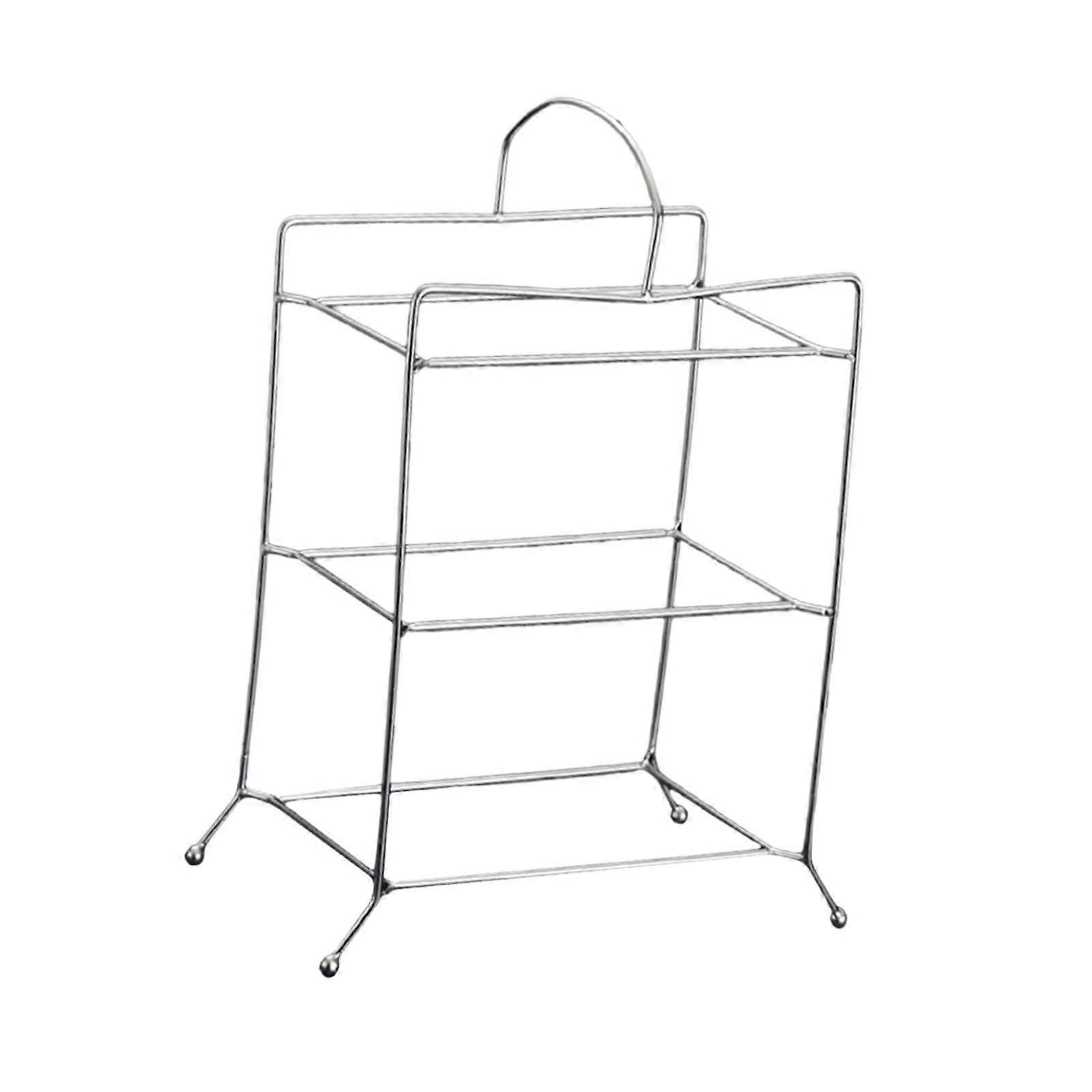 Kitchen Storage Shelf Multipurpose Rustproof Industrial Kitchen Counter Rack 3 Tier Small