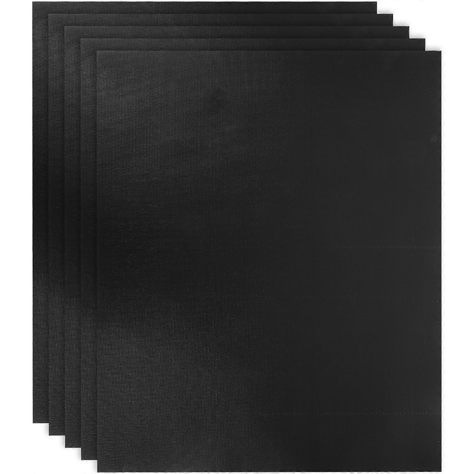 5Pcs Nonstick Baking Mats Oven Bottom Liners Reusable Baking Mats Outdoor Barbecue Use Mats