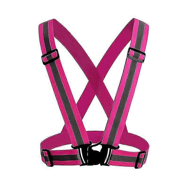 20inch Wide High Visibility Safety Reflective Vest Adjustable Elastic