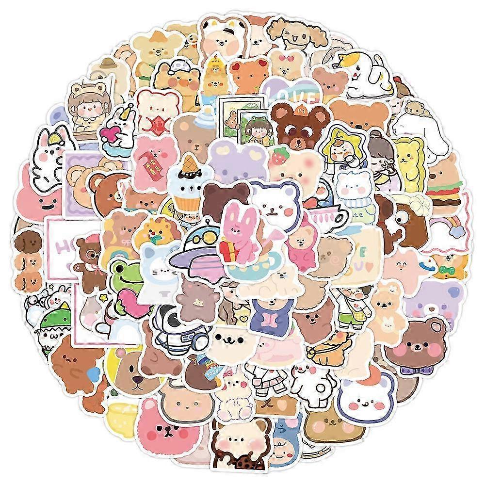 子供のための100のかわいいステッカーセットラップトップウォーターカップ冷蔵庫オフィススケートボードステッカー