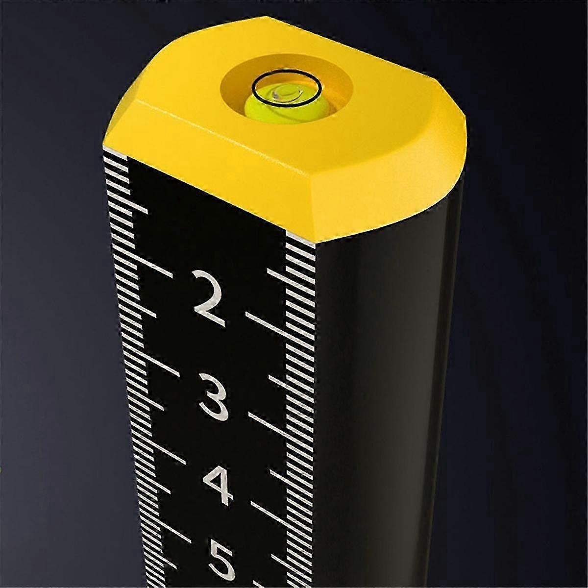 2pcs Ceiling And Floor Tile Height Ruler, Measuring Ruler With Magnetic Base, Measuring Ruler, Suspended Ceiling