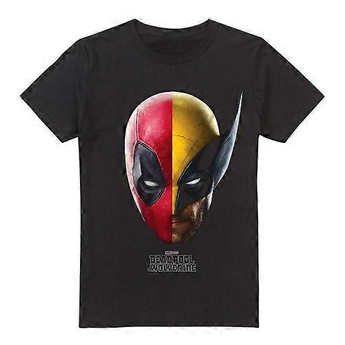 Deadpool & Wolverine Mens Deadpool & Wolverine Portrait T-Shirt
