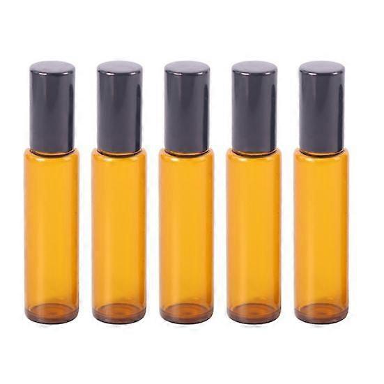 5Pcs Roll On Roller Essential Oil Bottles Refillable Perfume Makeup Containers