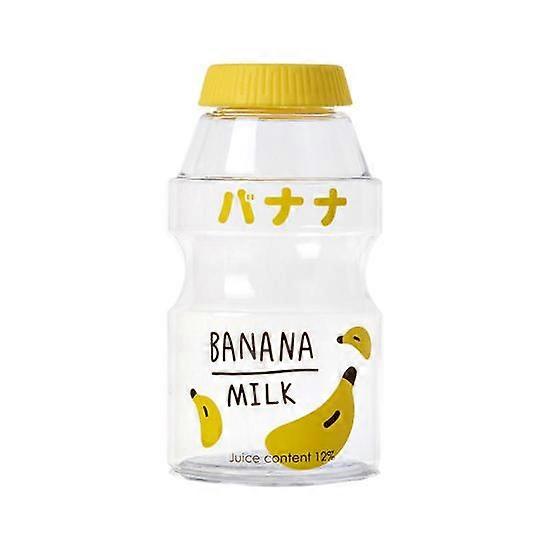 Drinking Bottle Cute Portable Plastic Milk Cartoon Shaker Bottle Kids