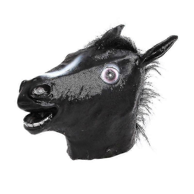 ハロウィーン馬マスクコスプレマスカレード面白いハロウィーン馬ヘッドマスクヘッドギア