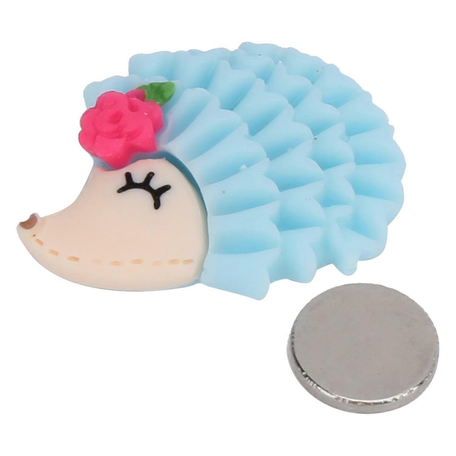 Hedgehog Magnet Fixator Śliczny wzór Rhinestone Akcesoria do malowania dla dorosłych dzieci CraftsBlue