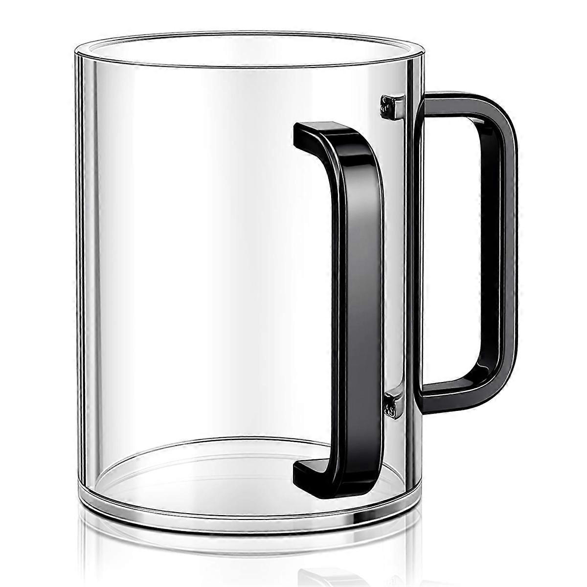 Tasse de lavage des mains avec deux poignées Tasse de lavage en acrylique pour Netilat YadayimNegel Vasser Poignées de tasse de lavage pour noir juif