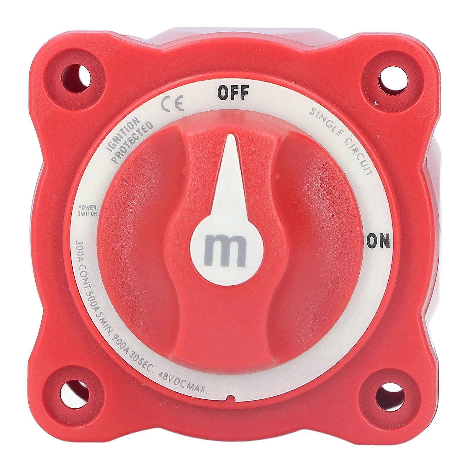 300A Battery Switch Mini Single Loop Battery Selector Switch for Yachts RVs Modified Cars Marine