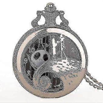 Tim, On - Pocket Watch With Necklace Chainsilver