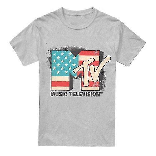MTV Mens American Logo T-Shirt