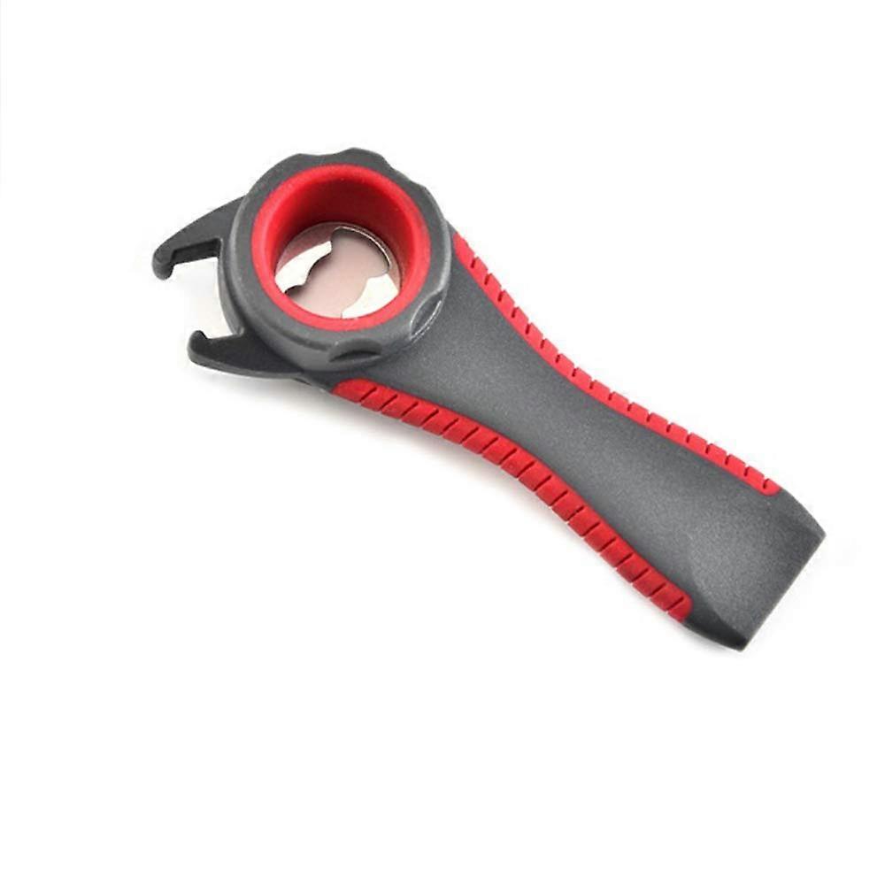 5-in-1 Jar Bottle Opener with Twist-Off Lid Gripper, Soft Handle, and Versatile Design for Easy Use