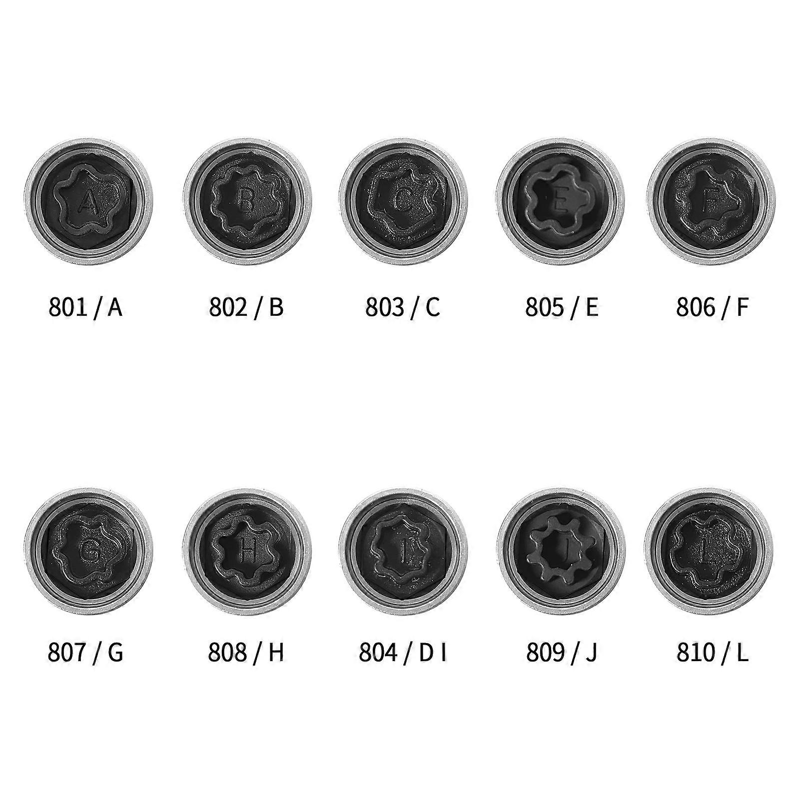 Anti-theft Screw Socket Wrench Tool Security Master Locking Wheel Nut Key 802 / B 17mm Socket Replacement for A6 A3 A4 A5 TT