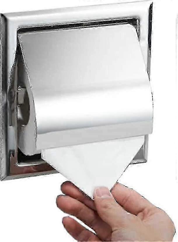 壁のトイレットペーパーホルダークローム凹型トイレットペーパーホルダーf54のステンレス鋼