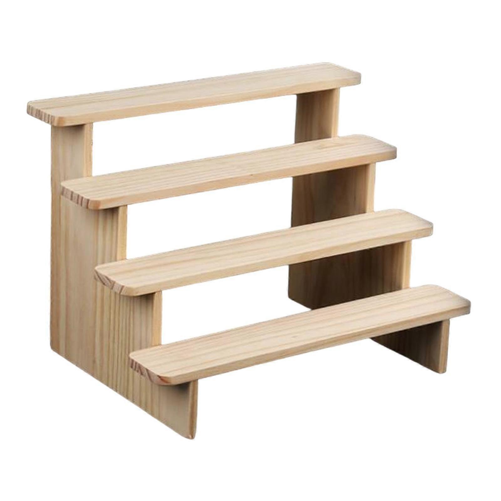 Wooden Display Riser Stand Countertop Display Shelf,Storage Rack,Cupcake Riser