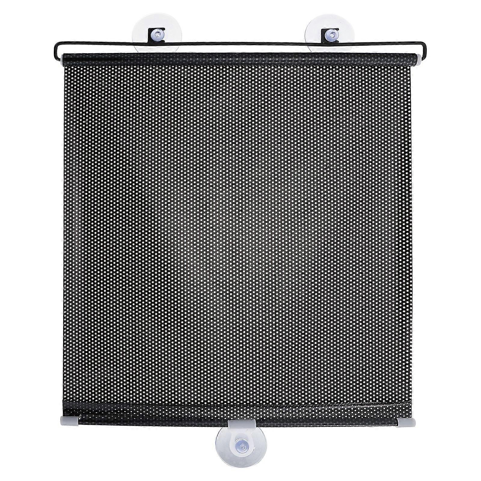 1 Set Nail Free Window Shade Telescopic Balcony Shade Suction Cup Curtain Skylight Shades