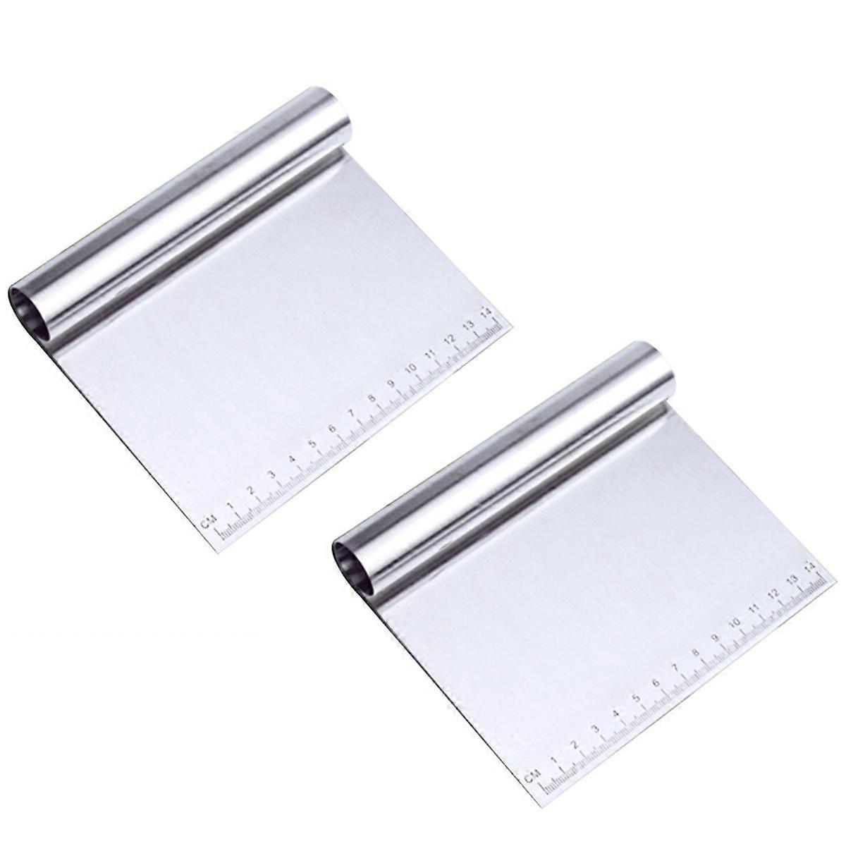 Dough scraper card for dough cake, pizza, baking tool 2 pieces
