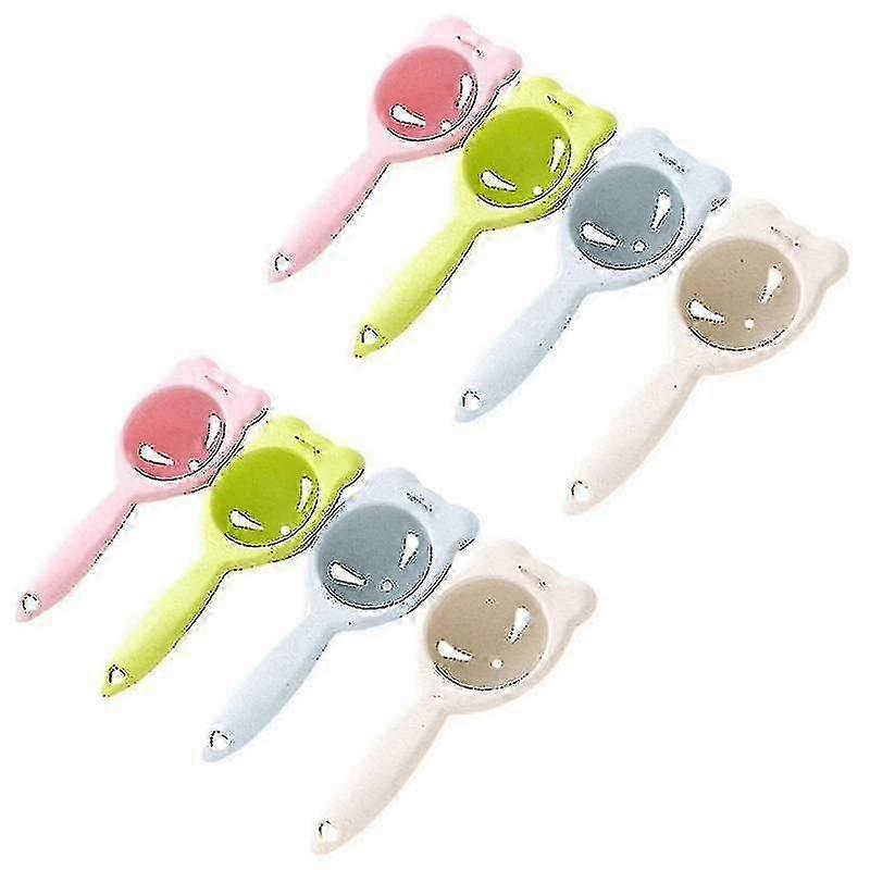 8pcs Useful And Portable Egg Separator For Home