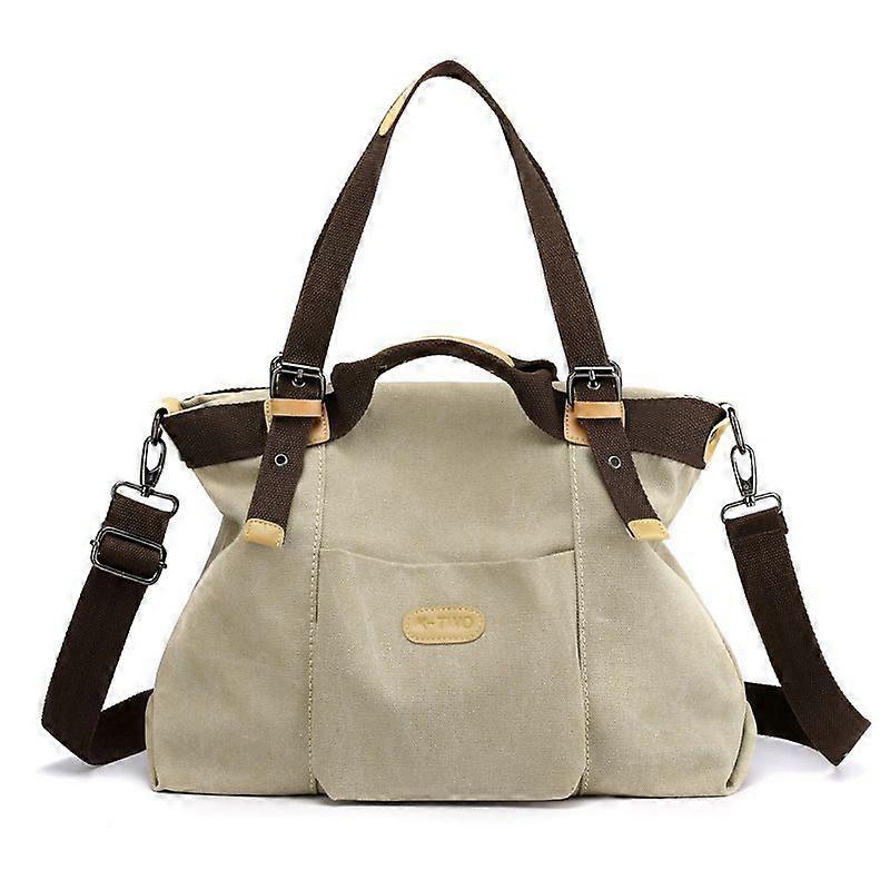 キャンバスハンドバッグショルダーバッグ女性-ヴィンテージホーボートップハンドルショッピングクロスボディバッグトートカジュアルビーチ多機能バッグ女性用-5