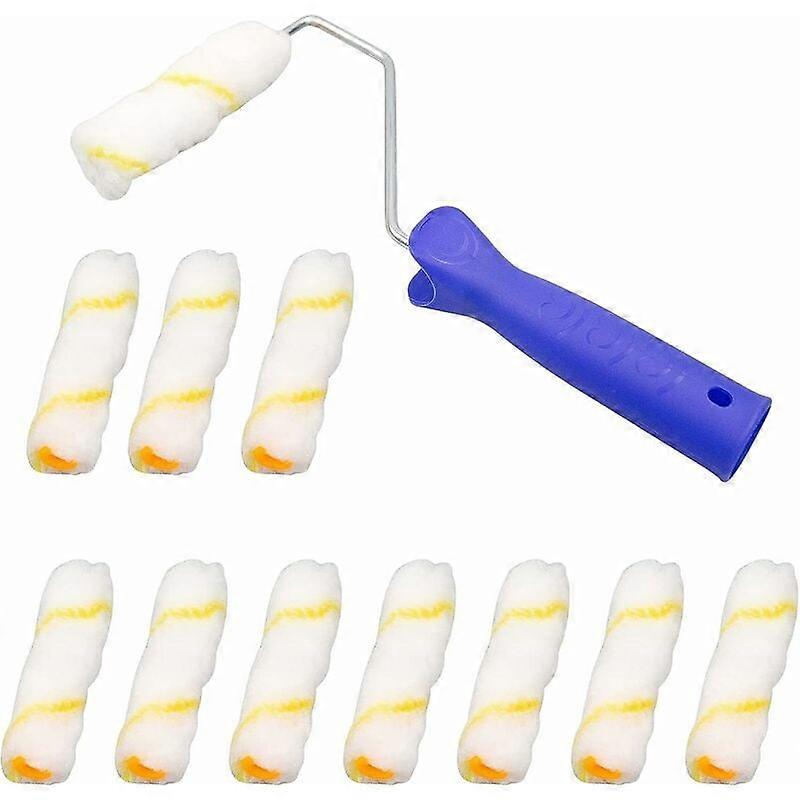 Professional Paint Rollers, Yellow Wire, 10 cm