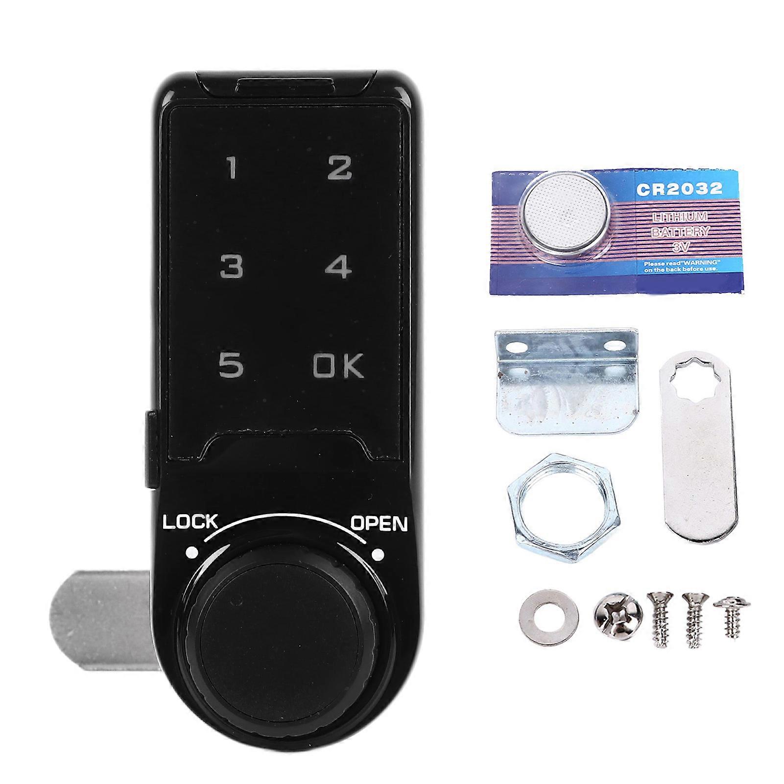 Keyless Security Keypad Lock: Sleek Electronic Cabinet Lock for Versatile Use