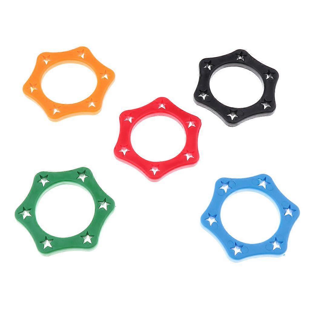 5Pcs Microphone Plastic Anti Slip Roller Ring for