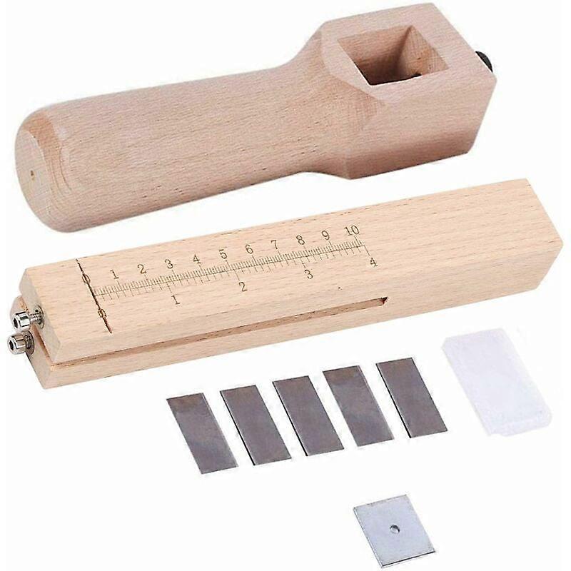Wood Strip Cutting Machine Leather Hand Cutting Tool 5 Knives