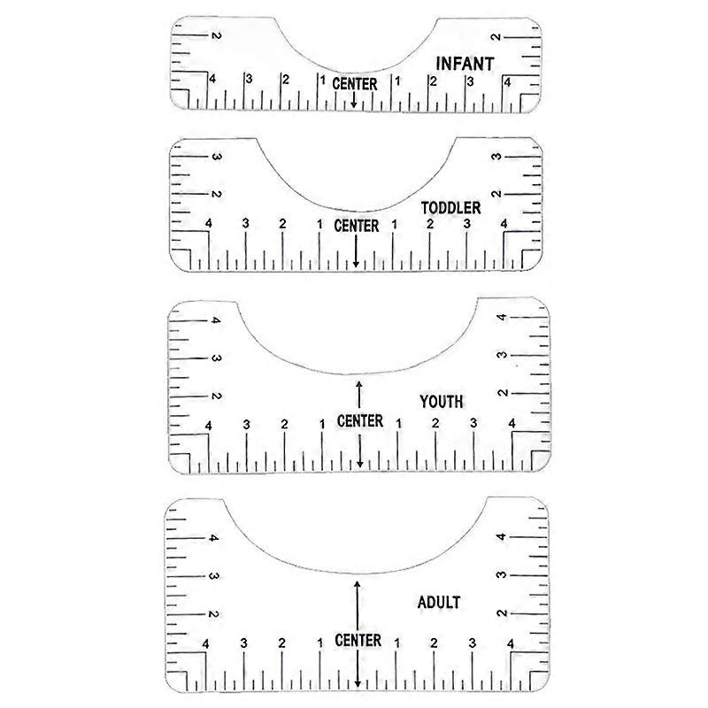 T-Shirt Ruler Guide Alignment Tool for Vinyl, Alignment Tool
