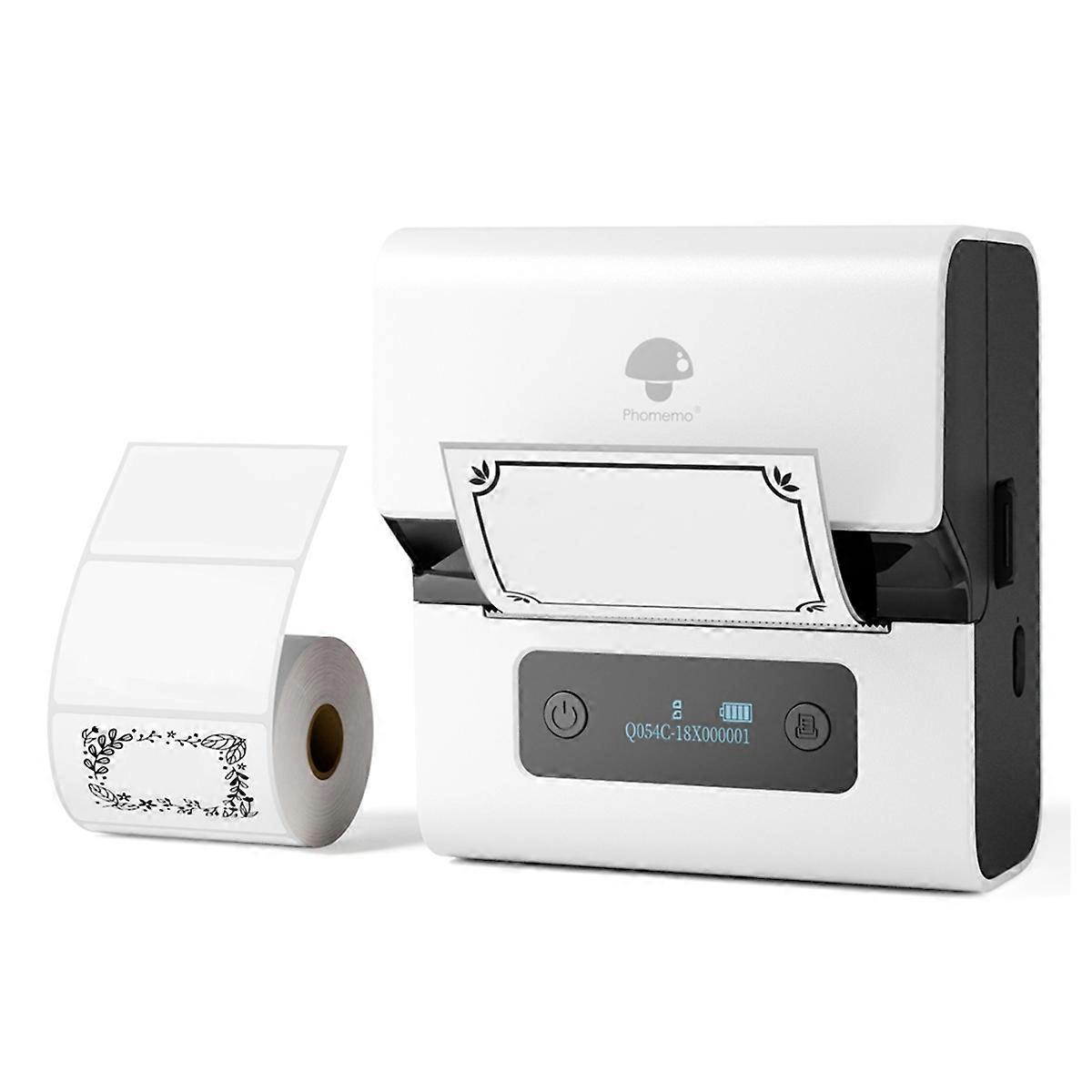 Phomemo M221 Étiqueteuse Machine Bluetooth Étiqueteuse portable Blanc