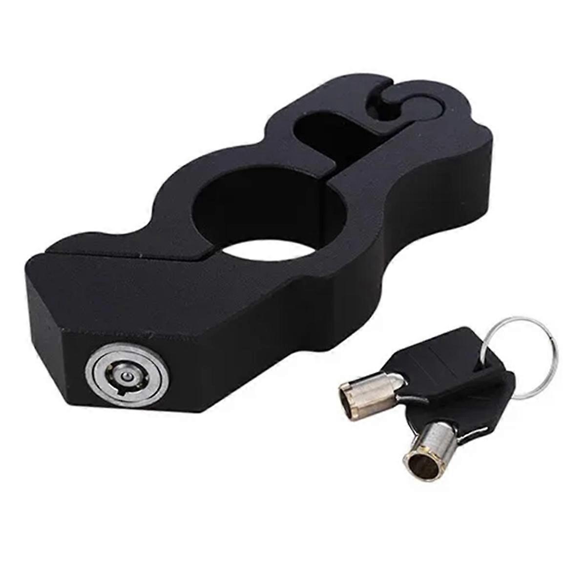 Motorcycle Handlebar Lock Handlebar Brake Handle Solid Lock Black