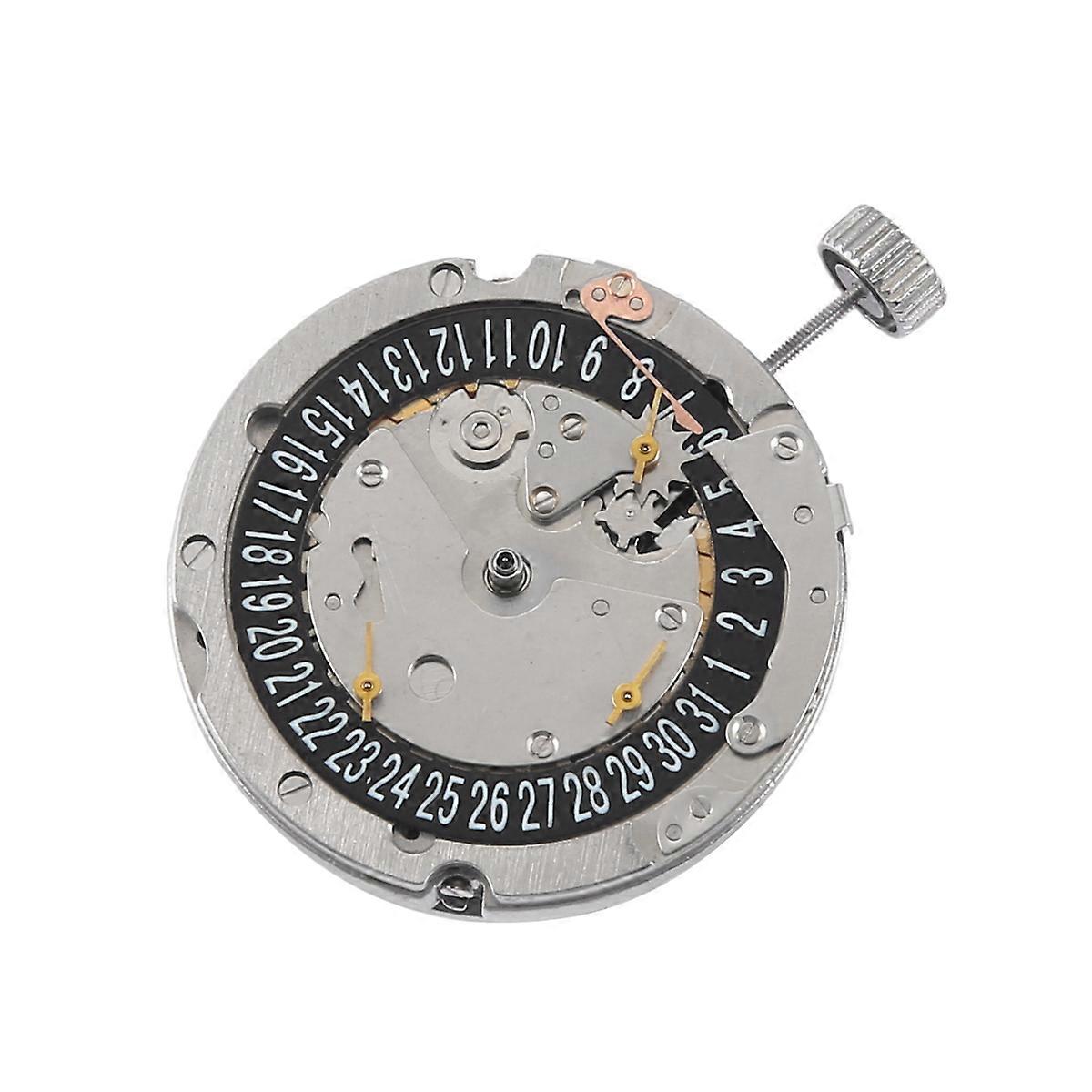 six-pin 6 o'clock black calendar fully automatic mechanical movement