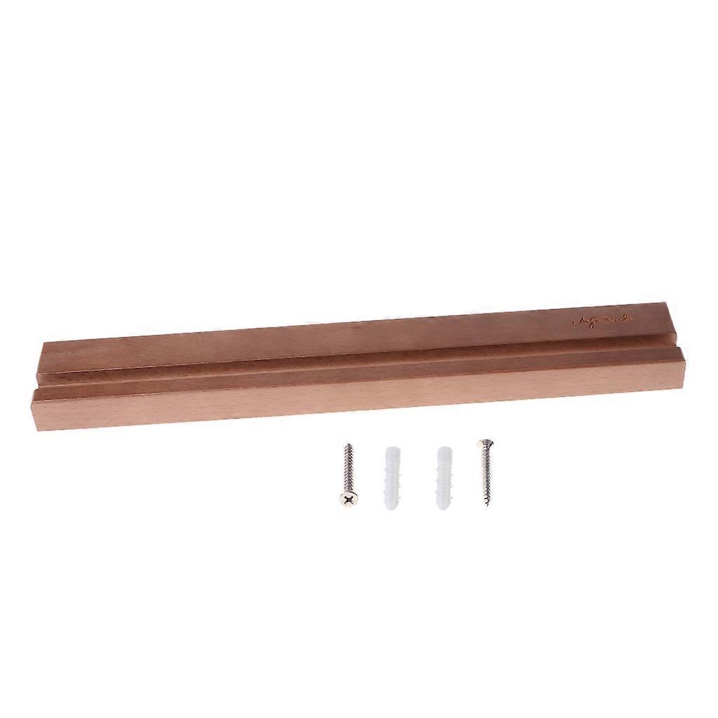 Durable Beech Wooden Record Display Stand Bracket Turntable Holder for LP Vinyl Records Display Accessories Replacement Brown