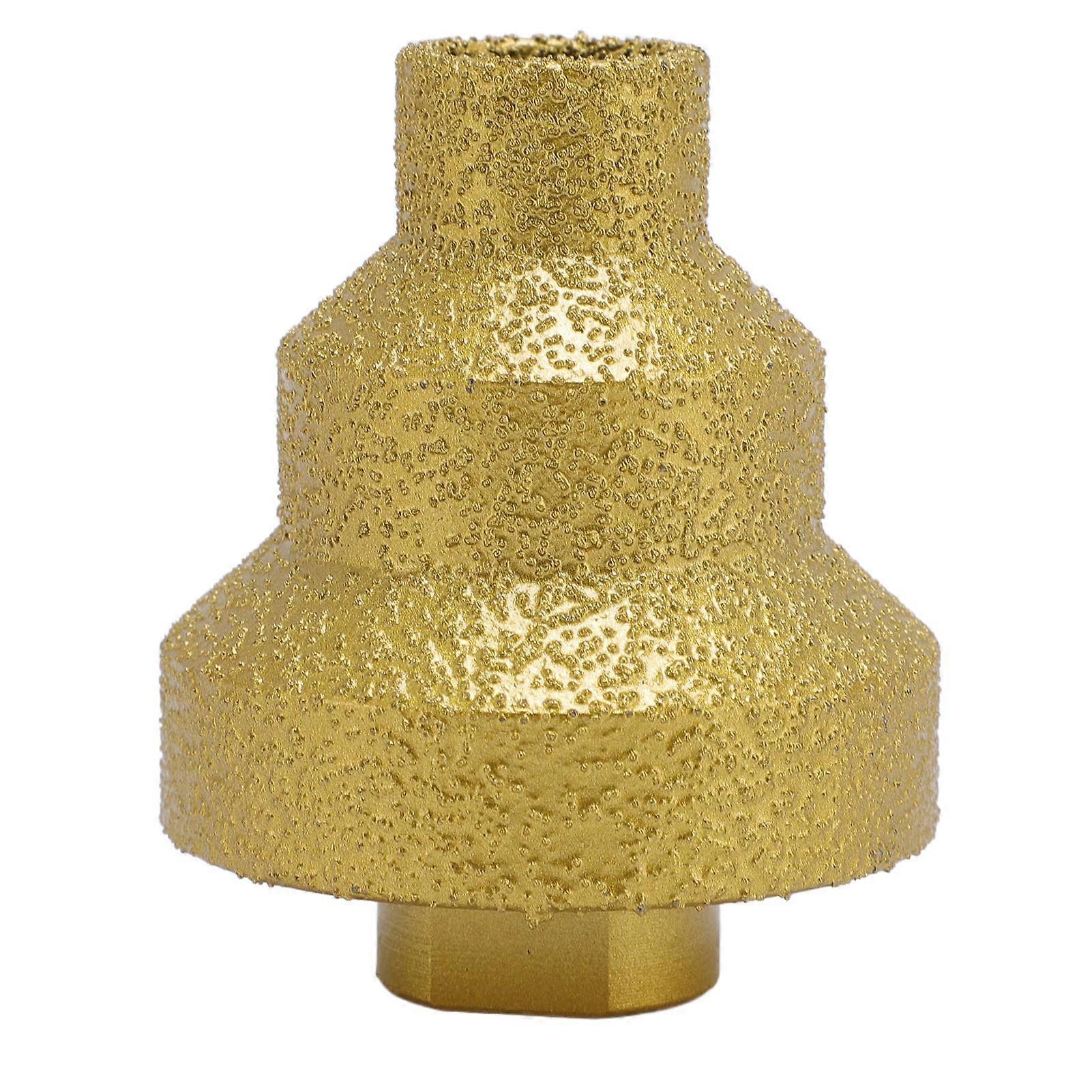 Diamond Particles Conical Hole Opener M10 Shank 20 35 50mm Dry Wet Cone Drill Bit Hole Opener