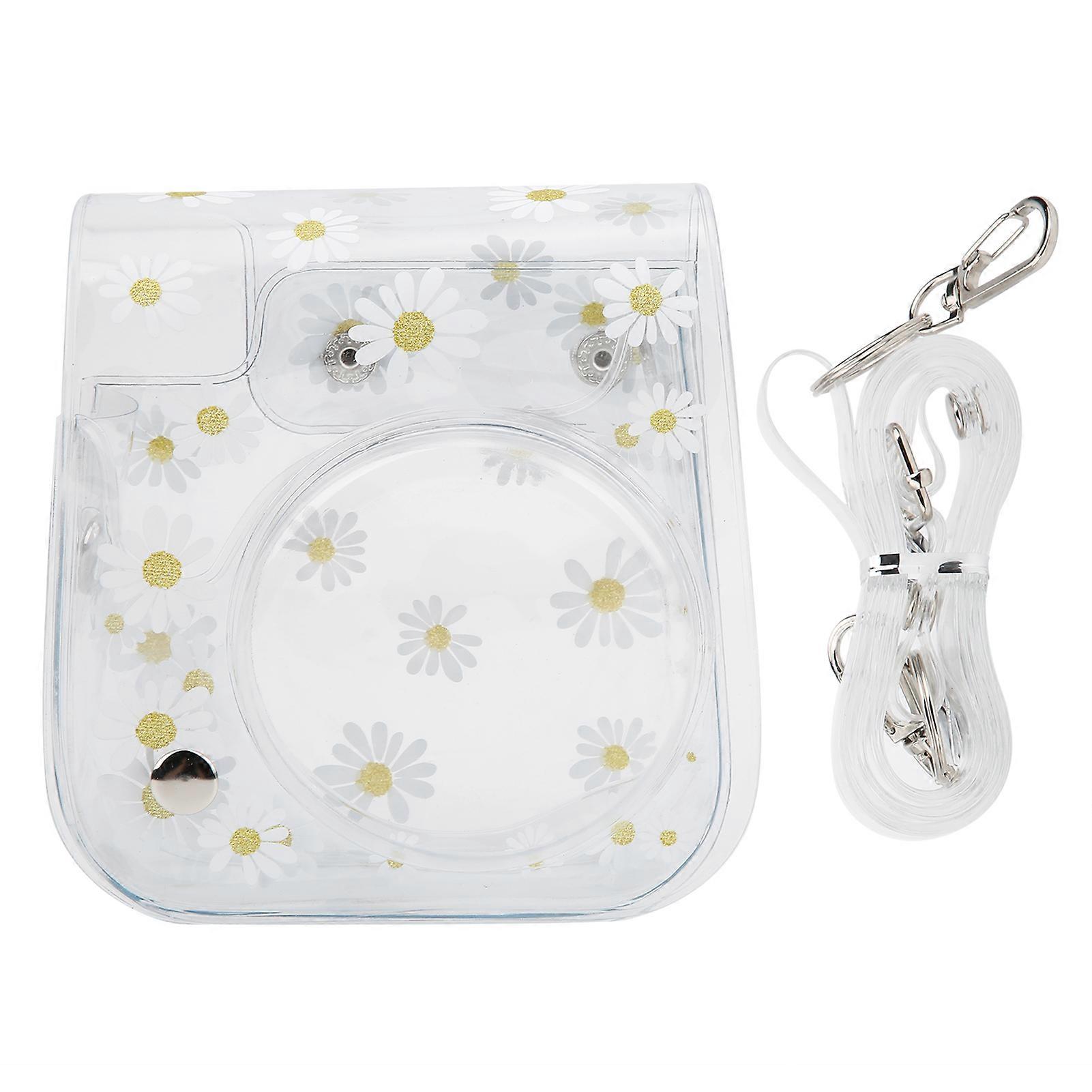 Small Clear PVC Camera Case with Shoulder Strap for Fujifilm Instax Mini 11/9/8