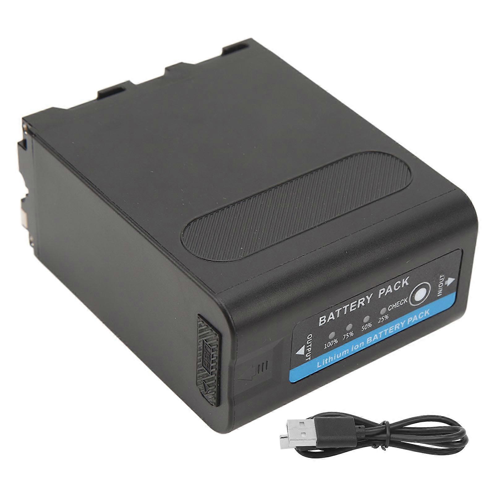 8800mAh NPF990 Battery for MC2500C, LED Light, and Monitor with Fast Charging
