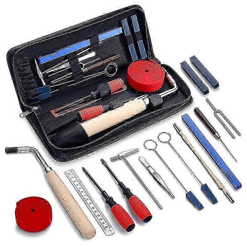 Apply 16Pcs Piano Tuning Tool Kit Professional Piano Tuner Kit Universal DIY Piano Tuning Tools