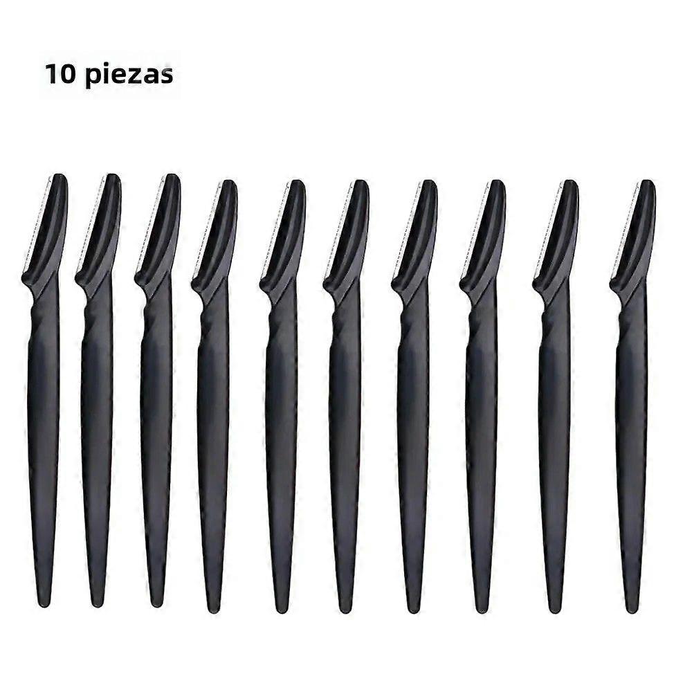 40/30/12/10 Pcs Random Color Multifunctional Eyebrow Scissors Set with Precision Face Cover Safety PP Material