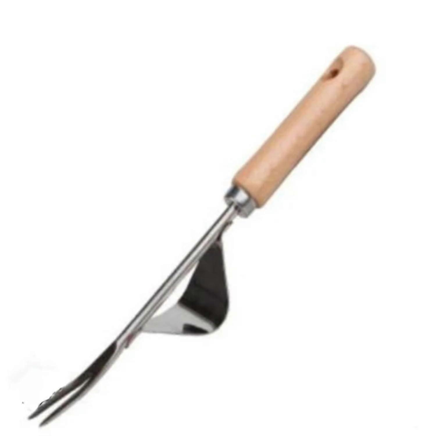 Stainless Steel Manual Weeder Tool for Garden and Lawn, Dandelion Puller and Farmland Digging Tool, Ergonomic Handheld Design