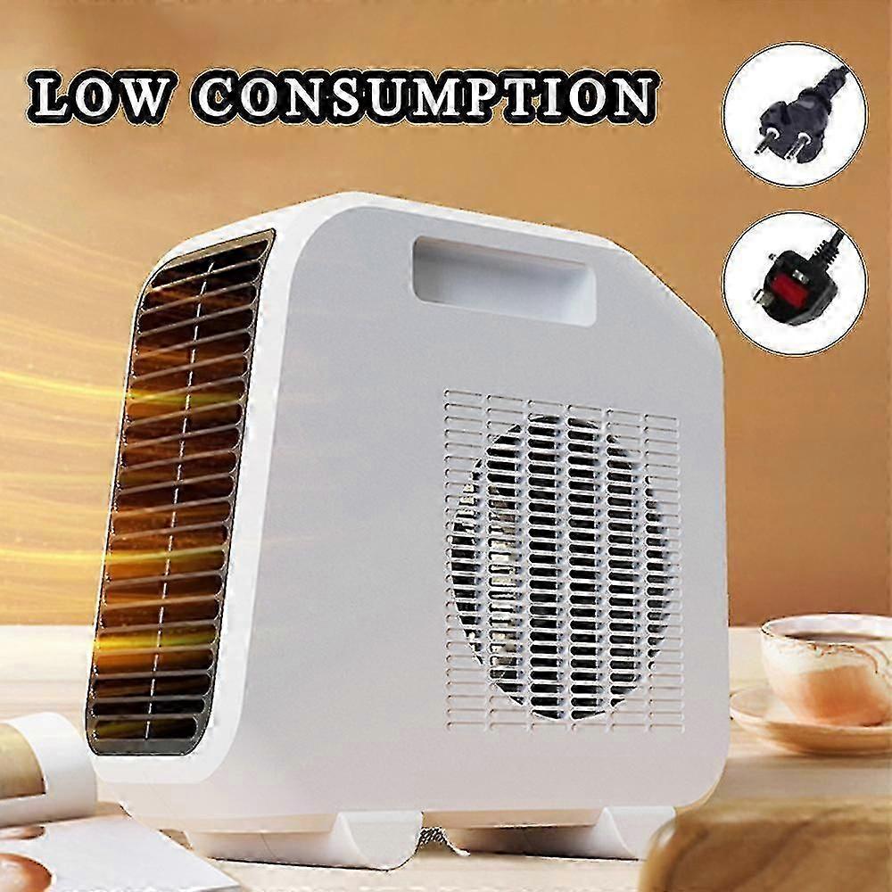 Uk / eu Spina Elettrica Riscaldatore D'aria Ventola Protezione Da Surriscaldamento Per Ufficio Home_Featured Regalo