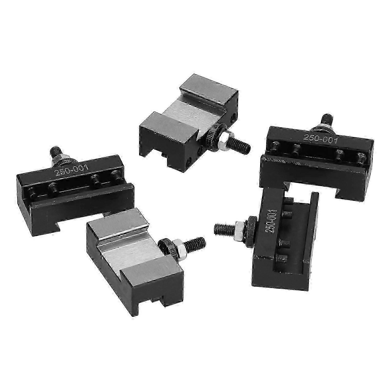 Quick Changing Tool Set 5Pcs Fast Post Turning Facing Holder for Lathe Swing OXA 250