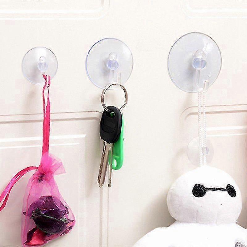 Transparent Wall Hooks Hanger Kitchen Bathroom Suction Cup Sucker Accessorie