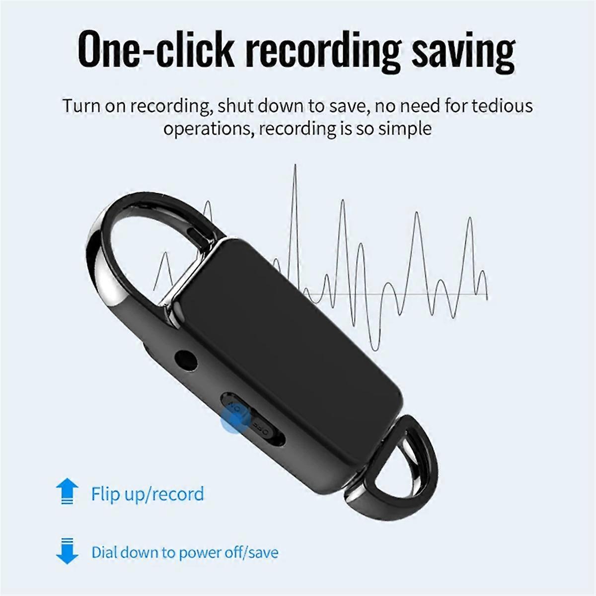 S23 Keychain MP3 Player Voice Activated Recorder Mini Recorder