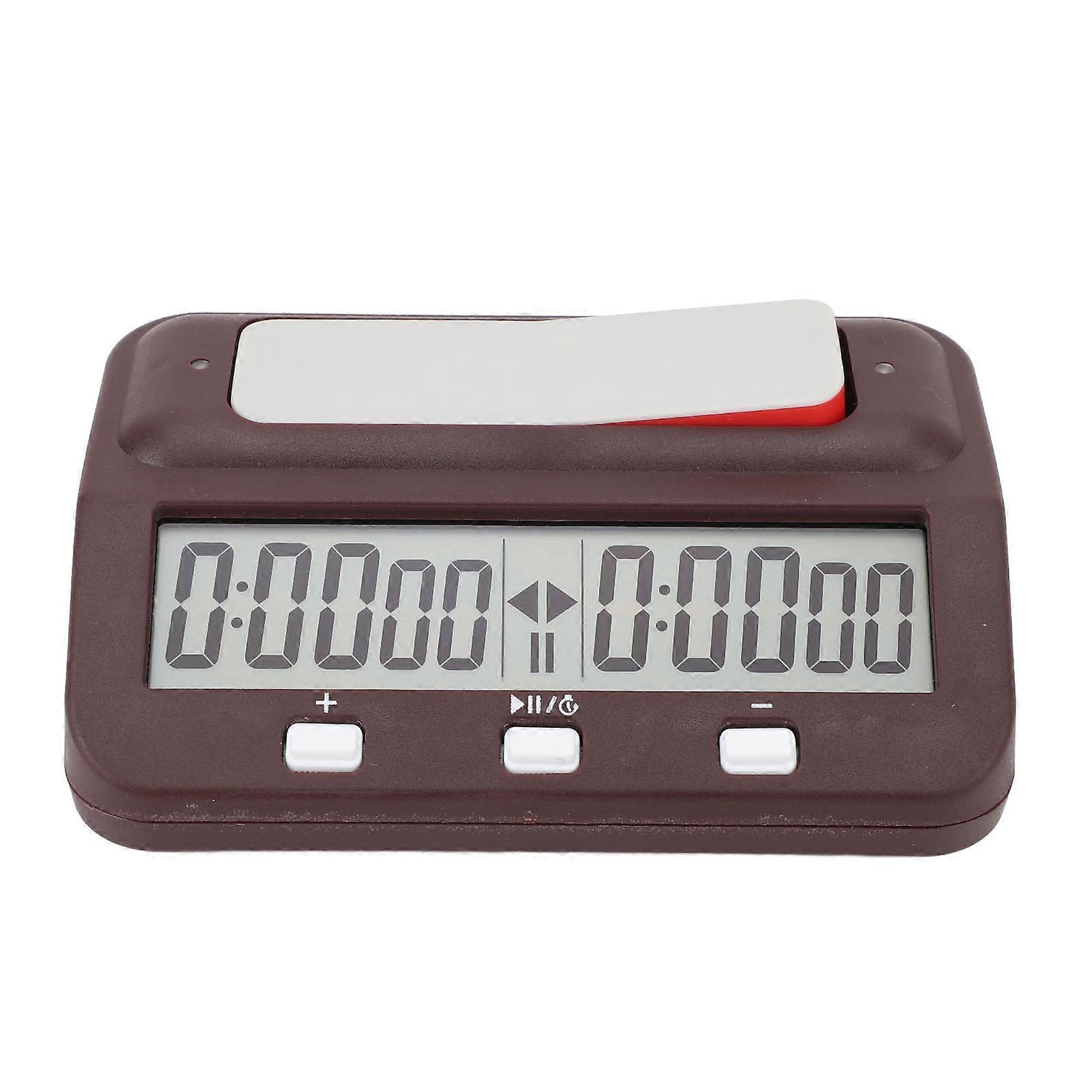 Clock Professional Basic Bonus Delay Positive Time Alarm Memory Function Digital Chess Timer for Board Games