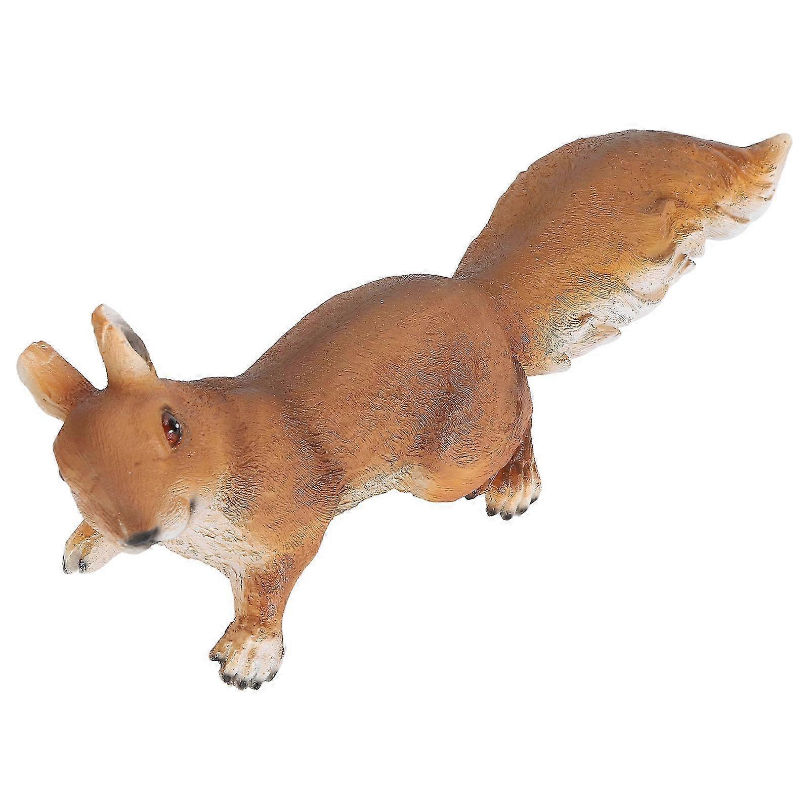 Handcrafted Climbing Squirrel Statue for Garden Landscaping Decor